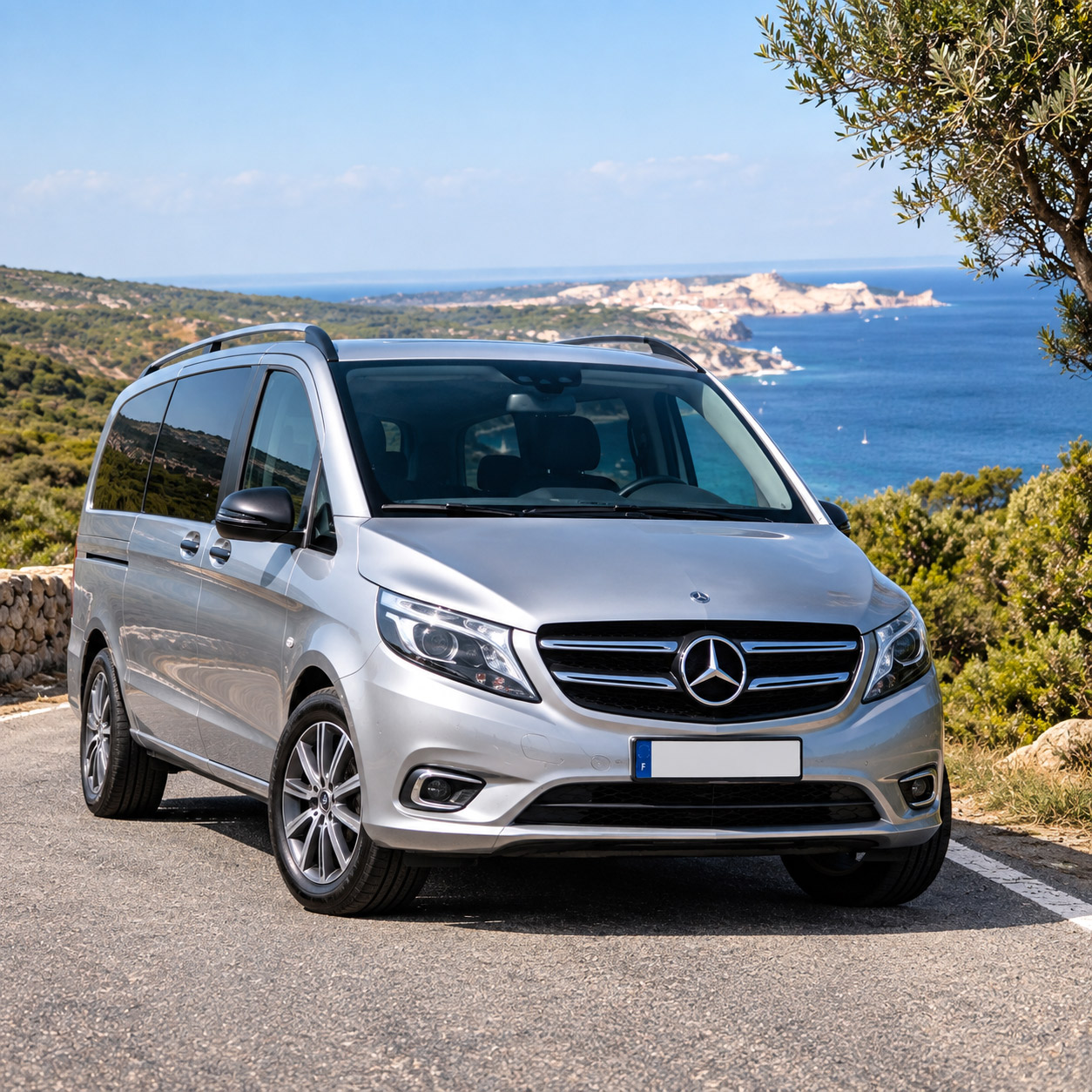 Mercedes Vito Tourer en Corse